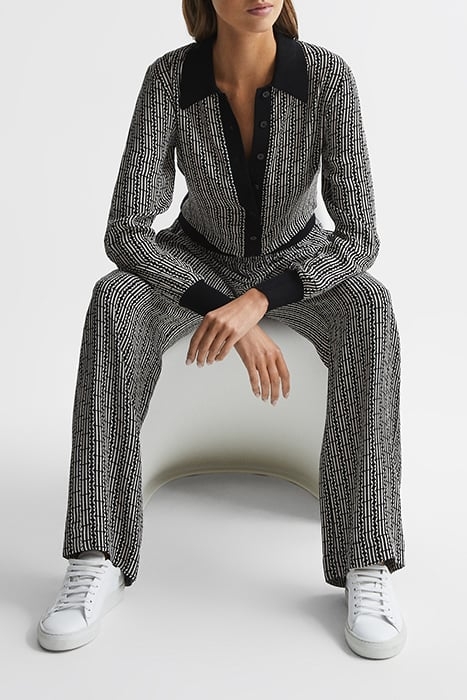 OLIVIA-PRINT CARDIGAN BLACK 5