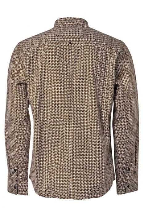 SHIRT STRETCH ALLOVER PRINTED CARAMEL 5