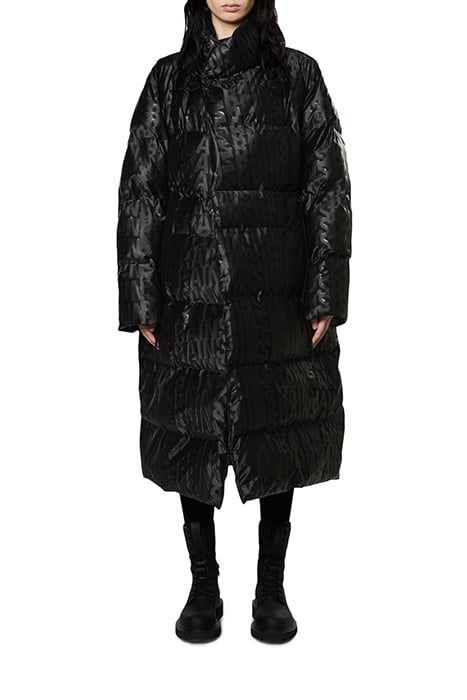 UNISEX PUFFER COAT BLACK MONOGRAM 2