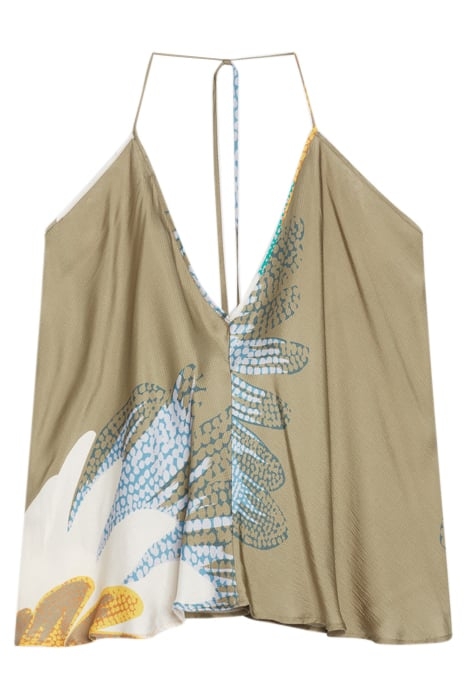 HALTERNECK TOP SHIRTS & BLOUSES NUTMEG 3