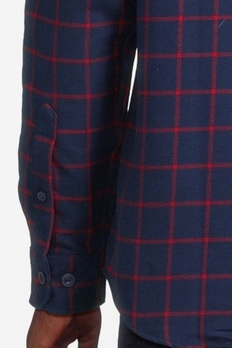 CHECK OVERSHIRT BLACK IRIS (NAVY) 5