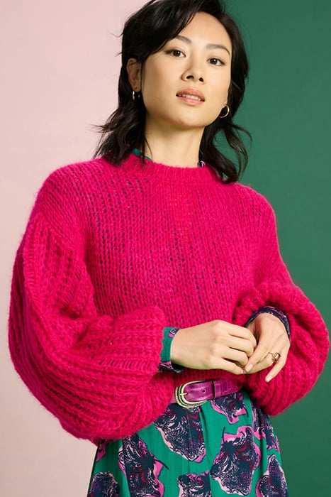 PULLOVER - FIERY PINK 1