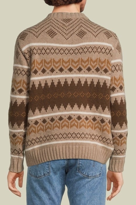 DAVIS 7171 JACQUARD TRICOT BROWN JACQUARD 2