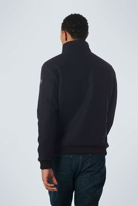 JACKET SHORT FIT WITH WOOL 2 COLOURED TWILL NIGHT 2