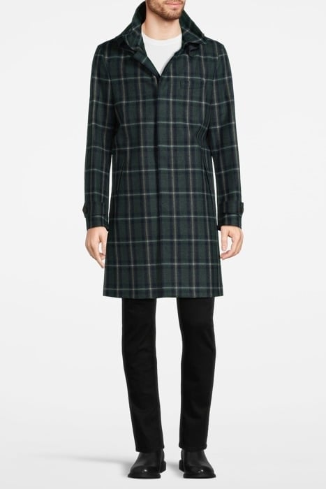 GREEN CHECK RAINCOAT 1