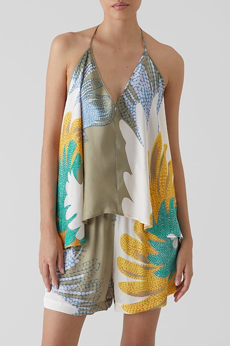 HALTERNECK TOP SHIRTS & BLOUSES NUTMEG 1