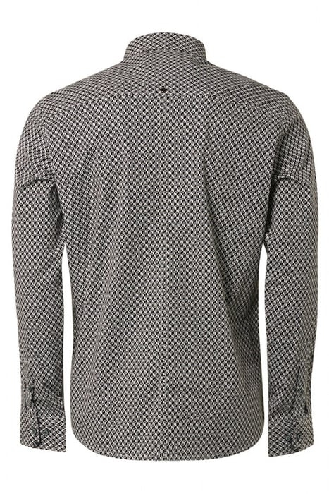 SHIRT STRETCH ALLOVER PRINTED BLACK 5