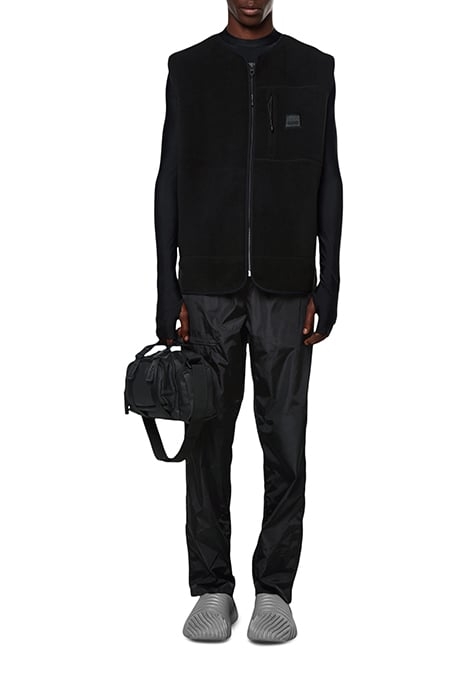 UNISEX FLEECE VEST BLACK 6