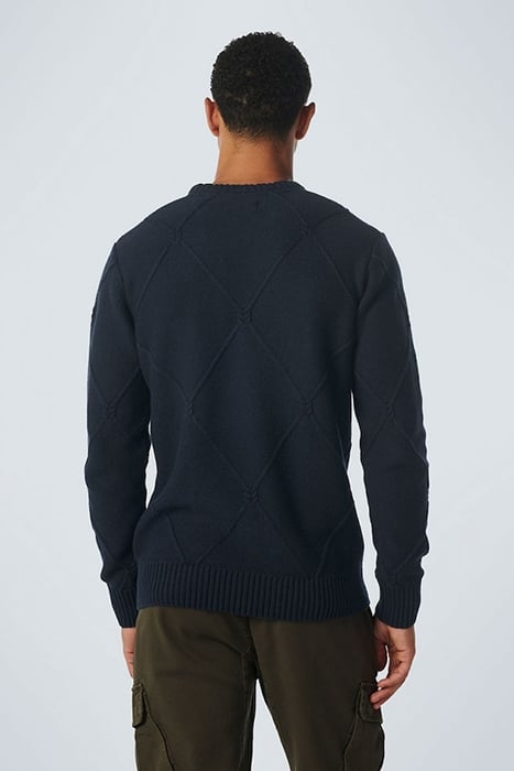 PULLOVER CREWNECK CABLE JACQUARD WITH WOOL NIGHT 2