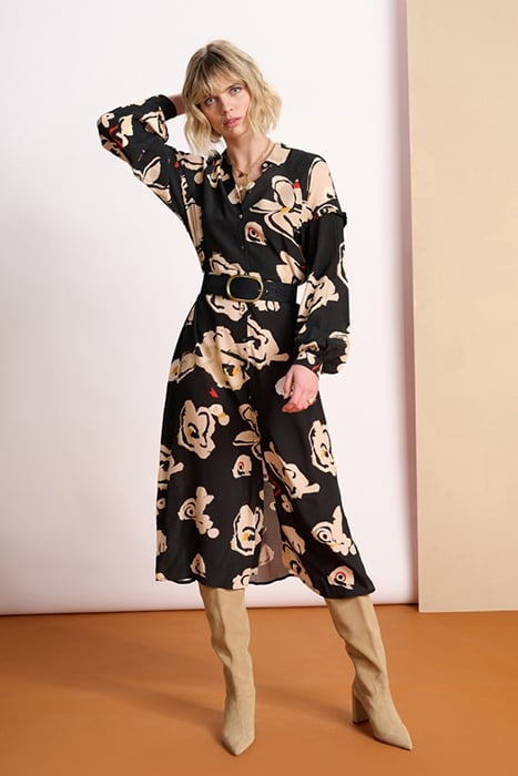 DRESS - FLOWER GLORY BLACK 4