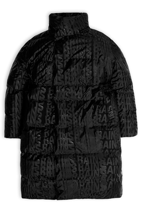 UNISEX PUFFER COAT BLACK MONOGRAM 1