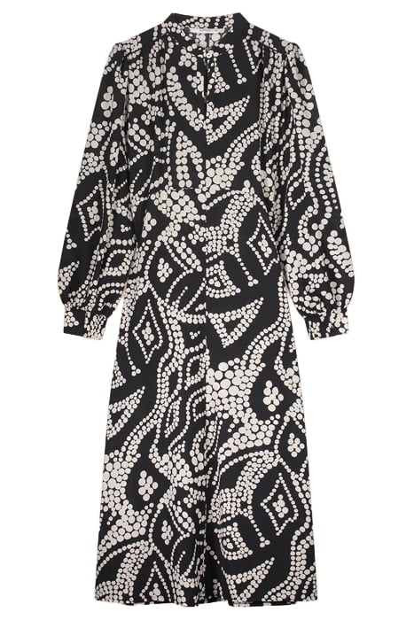 DRESS IRREGULAR DOTS HAMMERED BLACKS 3