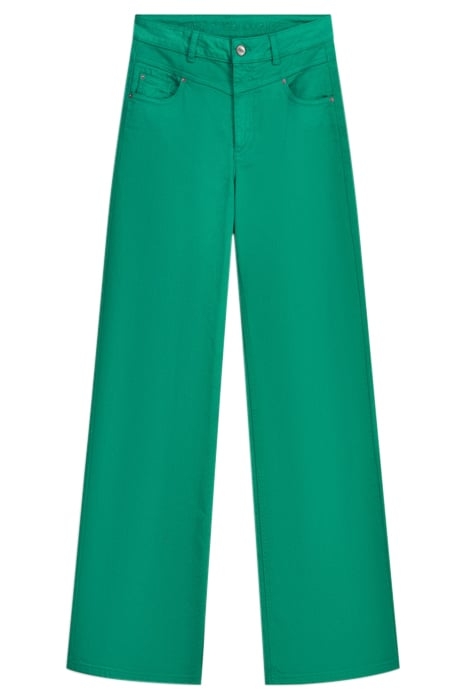 JEANS - WIDE LEG JADE GREEN 3