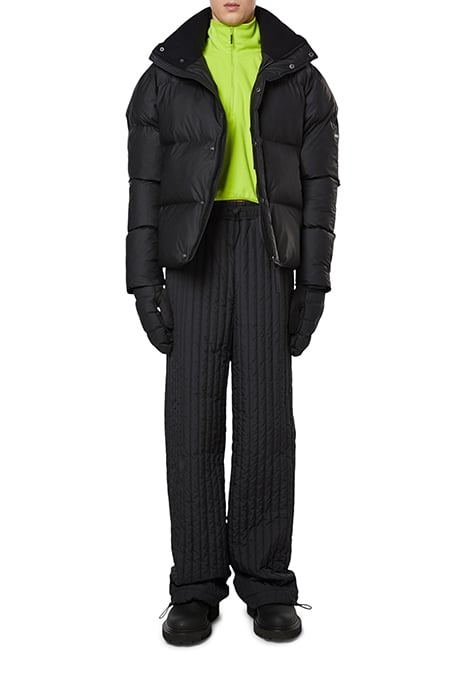 UNISEX BOXY PUFFER JACKET BLACK 1