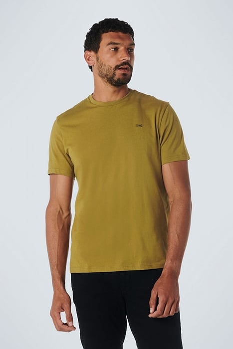 T-SHIRT CREWNECK SOLID BASIC OLIVE 1