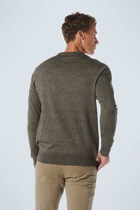 PULLOVER CREWNECK 2 COLOURED MELANGE STONE 2