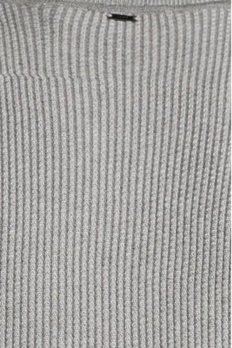 GREY WAFFLE KNIT SWEATER GREY 5