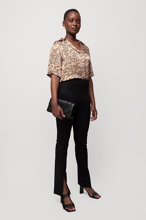 PUNTO LEGGING MET SPLIT BLACK 5