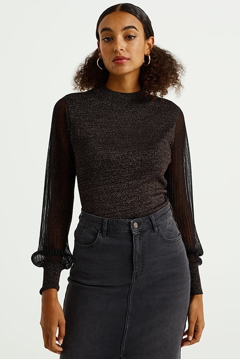 KNITTED PULLOVER BLACK 1