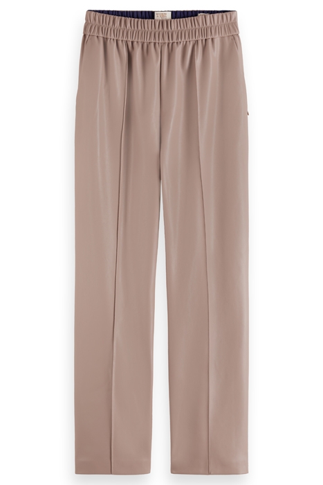 ESTELLE - FAUX LEATHER JOGGER SOFT TAUPE 1