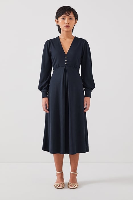 DR JENNY PETITE DRESS NAVY 1