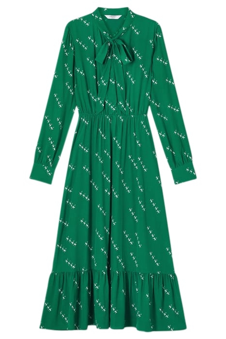 DR BRIDGET MONKEY DRESS GREEN/CREAM 3