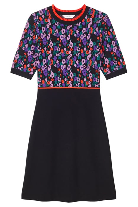 DR JOY - JACQUARD KNIT DR BLACK 4