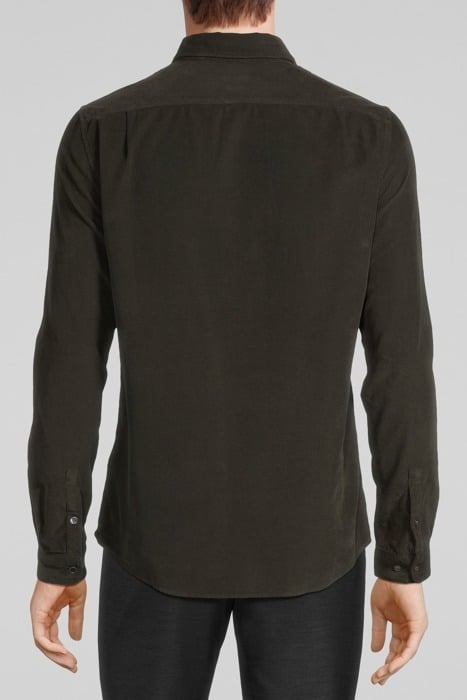 KHAKI NEEDLECORD REGULAR SHIRT KHAKI 2