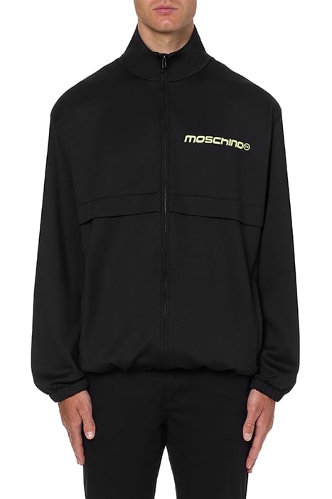 MOSCHINO™ STRETCH TECHNICAL SWEATSHIRT BLACK 1