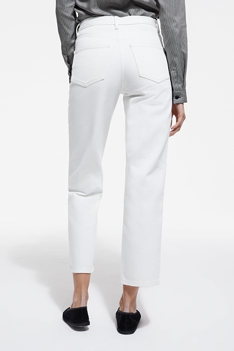 WHITE STRAIGHT JEANS WHITE 2