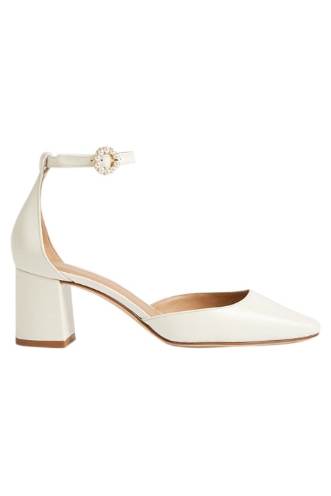 DARLING - BLOCK HEEL PEAR OFF WHITE 1