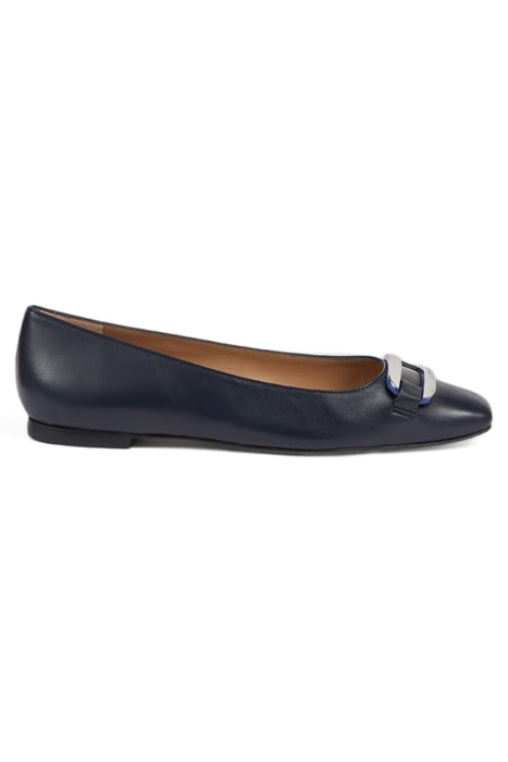 FL CAYDEN SQUARE TOE TRIM NAVY 1