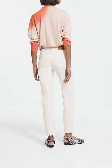 TYE AND DYE ROUND NECK SWEATER PEACH 4