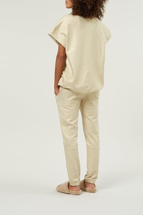 CROPPED JOGGER FOIL LIGHT SAFARI 2