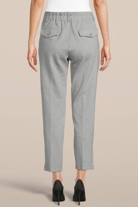 TROUSERS HIGH WAISTED PUNTO MILANO FOG 2