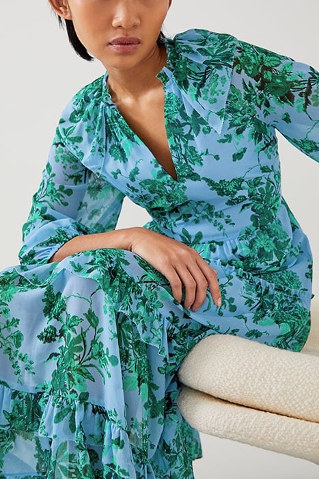 DR ELEANOR PETITE DRESS BLUE 6