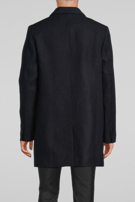 NAVY SEMI-PLAIN COAT NAVY 2