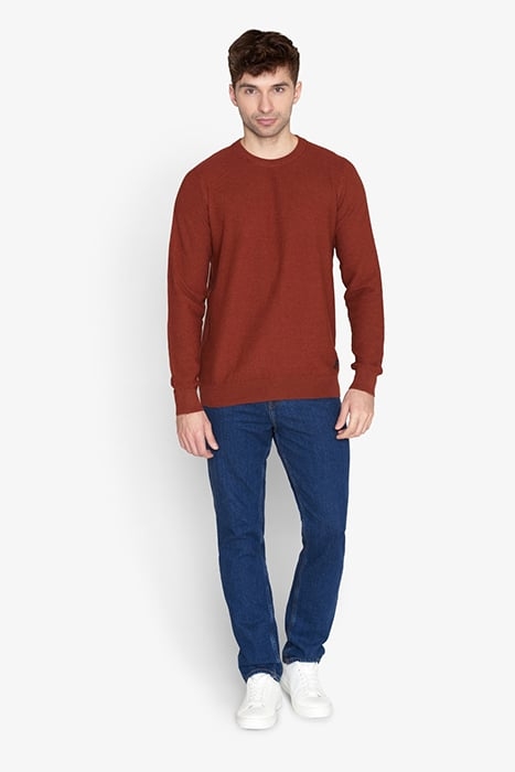 SIKYLER STRUCTURE CREW + RED HENNA MELANGE 3