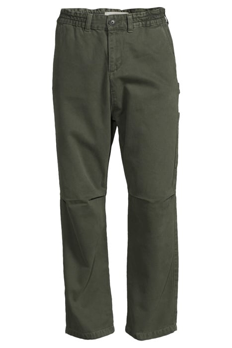 KHAKI CROPPED BAGGY TROUSERS KHAKI 3