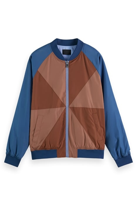 CUT AND SEW REVERSIBLE BOMBER JACKET OCEAN MIST 3