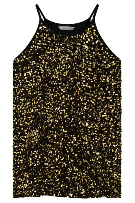25YEARS: SINGLET SEQUINS VELOUR BLACK 3
