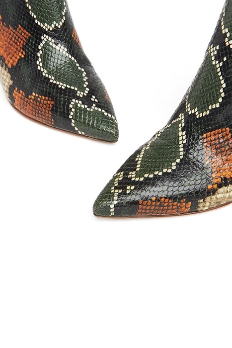 TAMARA LOW POINT BOOT ORANGE/GREEN 4