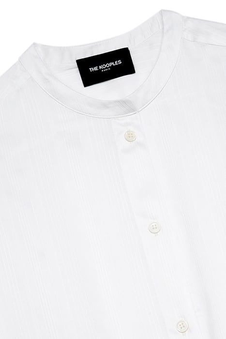 TIED BOW DETAIL SHIRT ECRU 3