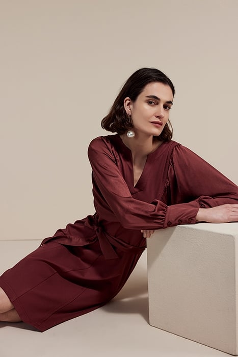 DRESS PUNTO MILANO PURPLE 4