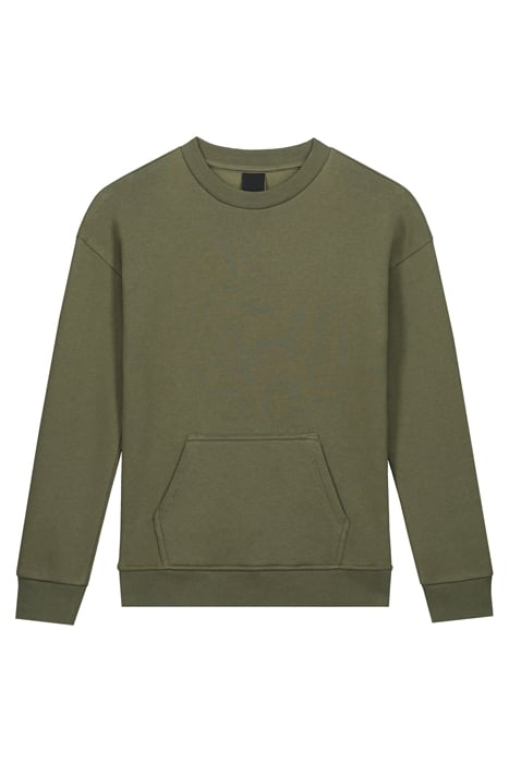 ABEL SWEATER ARMY GREEN 1