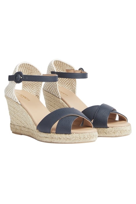 ANGELE - ESPADRILLE WEDGE NAVY 2