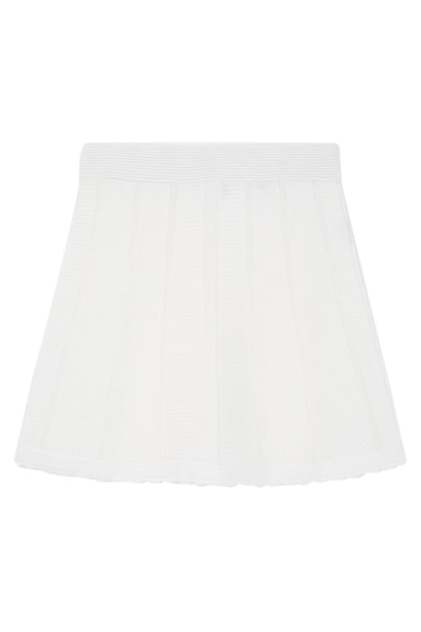 PLEATED SKIRT WHITE 1