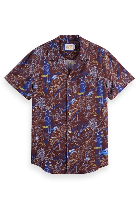 VISCOSE ALL OVER PRINTED SHIRT MAP AOP 1