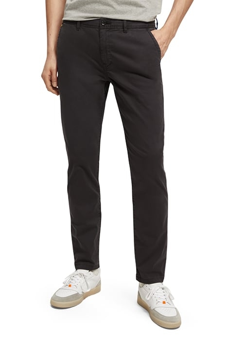 ESSENTIALS - MOTT SUPER SLIM FIT CHINO ANTHRACITE 1