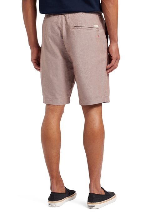 FAVE - COTTON/LINEN TWILL BERMUDA DRIFTWOOD 2